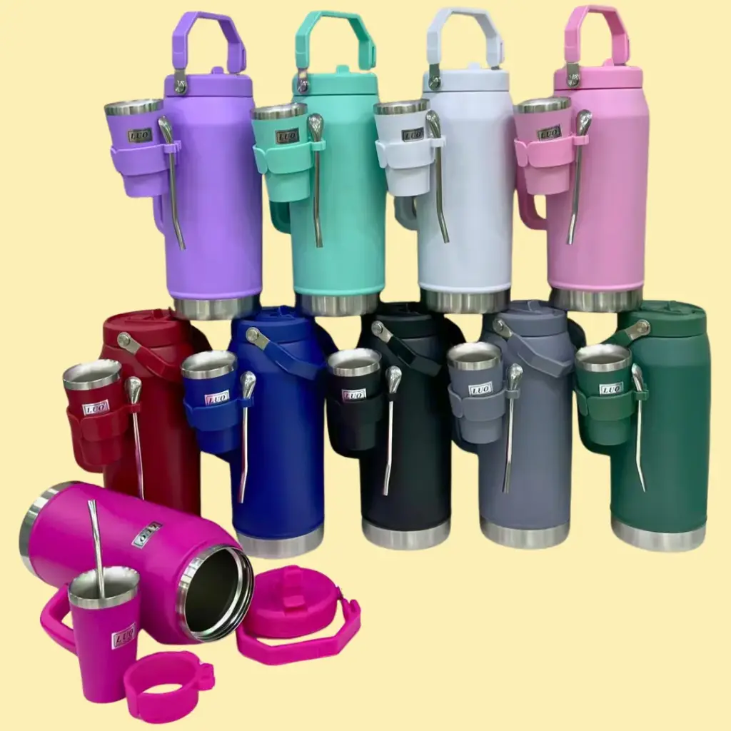 LU-4319 KIT TERMO 2.5L CON PORTA MATERO Y BOMBILLA