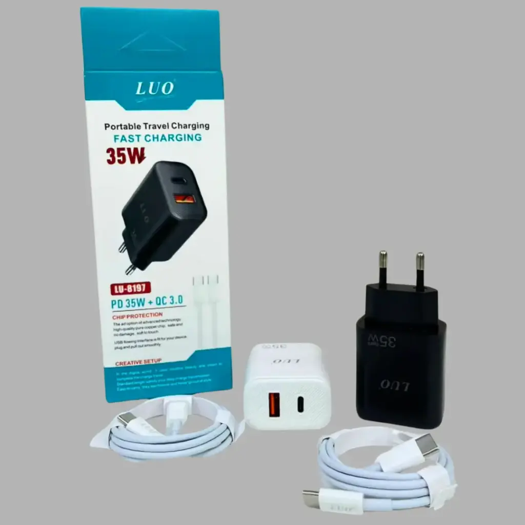LU-8197 CARGADOR C/CABLE TYPE-C 35W